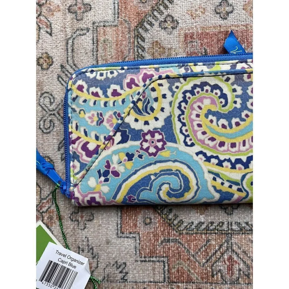 Vera Bradley Floral Paisley Card Holder Wallet - Picture 3 of 9